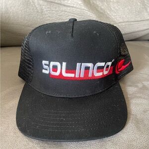SOLINCO Trucker SnapBack Cap Black One Size Tennis
